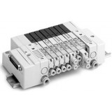 SMC solenoid valve 4 & 5 Port SQ - NEW SS5Q23-F, 2000 Series Plug-in Manifold, D-sub Connector Kit